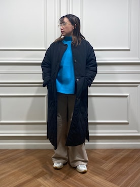 「URTECH」｜「アイテム（その他アウター）」を使った、Maedaさん（レディース・156cm）の秋コーディネート