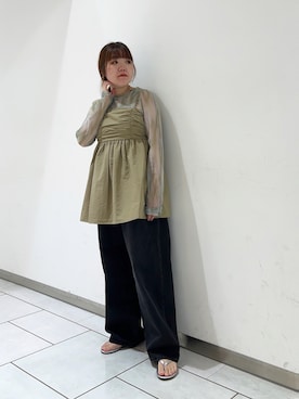 「kbf_ootd」｜「アイテム（その他トップス）」を使った、とみーさん（レディース・150cm）の秋コーディネート