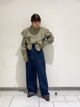 「kbf_ootd」｜「アイテム（ローファー）」を使った、とみーさん（レディース・150cm）の秋コーディネート