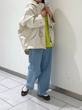 「kbf_ootd」｜「アイテム（マウンテンパーカー）」を使った、とみーさん（レディース・150cm）の春コーディネート