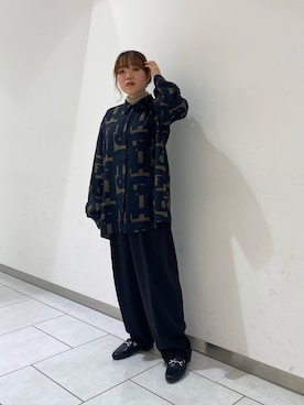 「kbf_ootd」｜「アイテム（ローファー）」を使った、とみーさん（レディース・151cm）の冬コーディネート