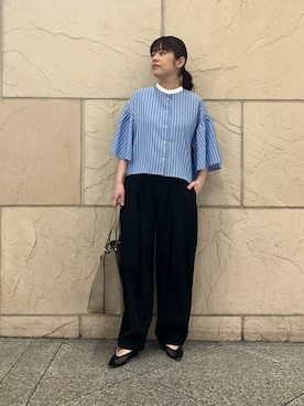 「URBAN RESEARCH ROSSO WOMEN（アーバンリサーチ　ロッソ）のアイテム（バッグ）」を使った、umedaさん（レディース・164cm）の春コーディネート