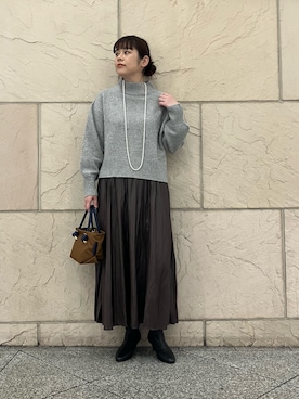 「URBAN RESEARCH ROSSO WOMEN（アーバンリサーチ　ロッソ）のアイテム」を使った、umedaさん（レディース・164cm）の秋コーディネート