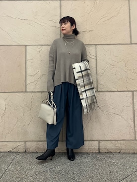 「URBAN RESEARCH ROSSO WOMEN（アーバンリサーチ　ロッソ）のアイテム」を使った、umedaさん（レディース・164cm）の冬コーディネート