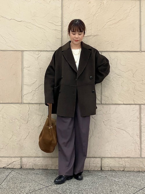 一部別注カラー』YENN DOUBLE FACE PEA COAT（ピーコート）｜URBAN