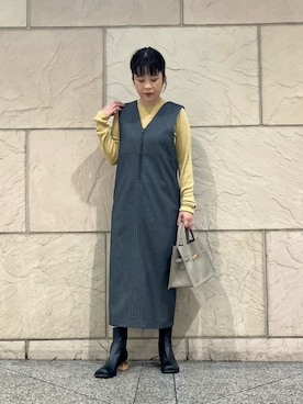 「ALM.（アルム）のアイテム」を使った、umedaさん（レディース・164cm）の秋コーディネート