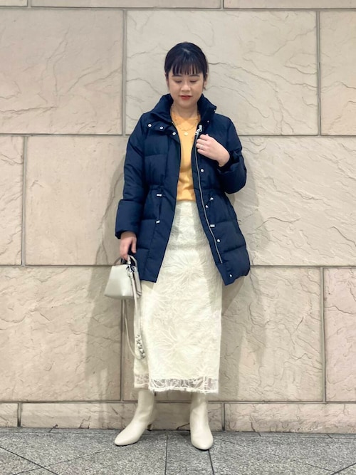 セール】撥水スタンドミドルダウンコート（ダウンジャケット/コート