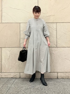 「F by ROSSO（エフバイロッソ）のアイテム」を使った、umedaさん（レディース・164cm）の秋コーディネート