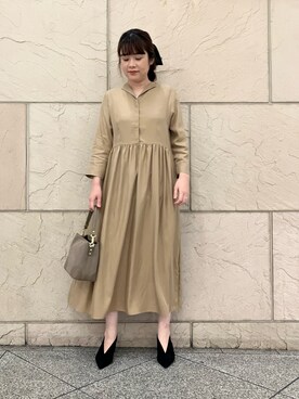 「HENRI EN VARGO（ヘンリエンヴァーゴ）のアイテム」を使った、umedaさん（レディース・164cm）の秋コーディネート