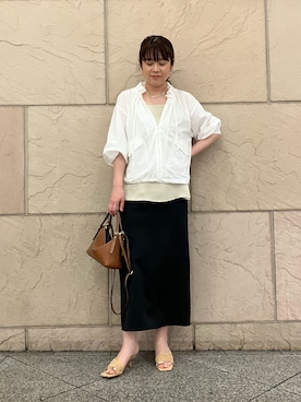 「URBAN RESEARCH ROSSO WOMEN（アーバンリサーチ　ロッソ）のアイテム（バッグ）」を使った、umedaさん（レディース・164cm）の春コーディネート