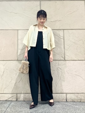 「URBAN RESEARCH ROSSO WOMEN（アーバンリサーチ　ロッソ）のアイテム（オールインワン・サロペット）」を使った、umediaさん（レディース・164cm）の夏コーディネート