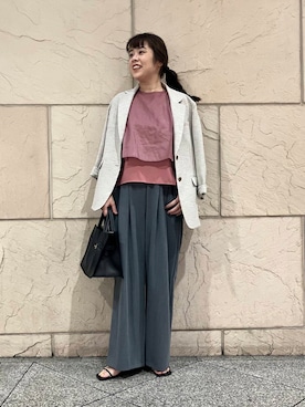 「アイテム（その他アウター）」を使った、umediaさん（レディース・164cm）の夏コーディネート