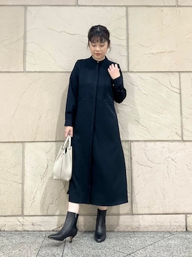 「GIANNI CHIARINI（ジャンニ キアリーニ）のアイテム（ハンドバッグ）」を使った、umedaさん（レディース・164cm）の秋コーディネート