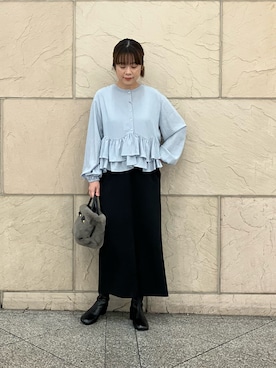 「URBAN RESEARCH ROSSO WOMEN（アーバンリサーチ　ロッソ）のアイテム」を使った、umedaさん（レディース・164cm）の秋コーディネート