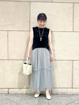 「GREYCHORD（グレーコード）のアイテム」を使った、umedaさん（レディース・164cm）の夏コーディネート