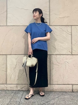 「URBAN RESEARCH ROSSO WOMEN（アーバンリサーチ　ロッソ）のアイテム（スカート）」を使った、umediaさん（レディース・164cm）の夏コーディネート
