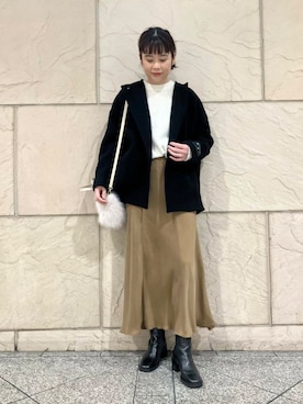 umedaさん（レディース・164cm）の冬コーディネート