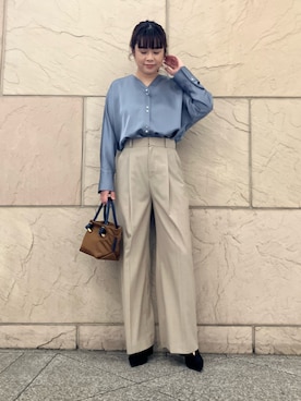 「HENRI EN VARGO（ヘンリエンヴァーゴ）のアイテム」を使った、umedaさん（レディース・164cm）の夏コーディネート