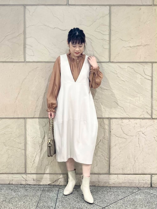 セール】『UR TECH』コクーンジャンパーワンピース（ジャンパー