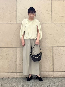 「初秋」｜umedaさん（レディース・164cm）の夏コーディネート
