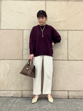 「URBAN RESEARCH ROSSO WOMEN（アーバンリサーチ　ロッソ）のアイテム」を使った、umedaさん（レディース・164cm）の秋コーディネート