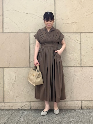 ELENDEEK（エレンディーク）の「ダブルカラーシャツワンピース