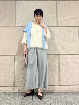「CHIGNON（シニヨン）のアイテム（トップス）」を使った、umediaさん（レディース・164cm）の秋コーディネート