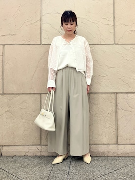 「アイテム（その他トップス）」を使った、umedaさん（レディース・164cm）の夏コーディネート