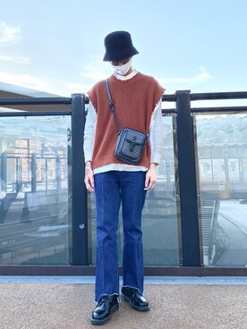 「CIAOPANIC TYPY（チャオパニックティピー）のアイテム」を使った、ダイキンニンさん（メンズ・188cm）の秋コーディネート