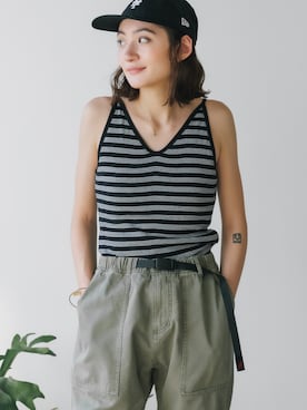 「WHITE MOUNTAINEERING（ホワイトマウンテニアリング）のアイテム」を使った、NA♡さん（レディース・165cm）の夏コーディネート