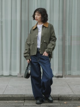「Barbour（バブアー）のアイテム」を使った、NA♡さん（レディース・165cm）の秋コーディネート
