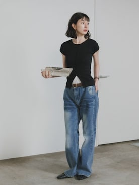 「MILLER（ミラー）のアイテム」を使った、NA♡さん（レディース・165cm）の春コーディネート