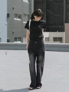 「LACOSTE（ラコステ）のアイテム」を使った、NA♡さん（レディース・165cm）の春コーディネート