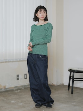 「MILLER（ミラー）のアイテム」を使った、NA♡さん（レディース・165cm）の夏コーディネート