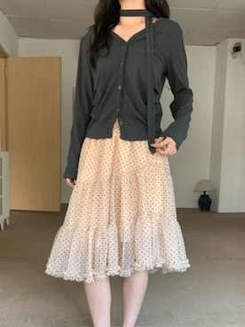 「Siel（シエル）のアイテム」を使った、NA♡さん（レディース・165cm）の秋コーディネート