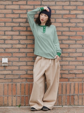 「MILLER（ミラー）のアイテム」を使った、NA♡さん（レディース・165cm）の夏コーディネート