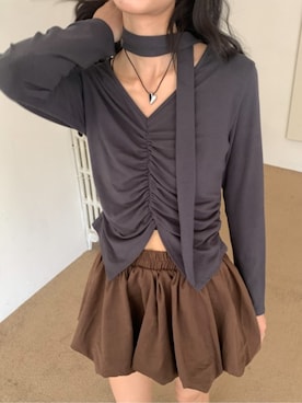 「Siel（シエル）のアイテム」を使った、NA♡さん（レディース・165cm）の秋コーディネート