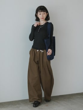 「MILLER（ミラー）のアイテム」を使った、NA♡さん（レディース・165cm）の春コーディネート