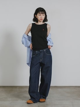 「REMI RELIEF（レミレリーフ）のアイテム」を使った、NA♡さん（レディース・165cm）の春コーディネート