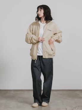 「Columbia（コロンビア）のアイテム」を使った、NA♡さん（レディース・165cm）の秋コーディネート