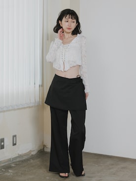 「Chick（チック）のアイテム」を使った、NA♡さん（レディース・165cm）の夏コーディネート