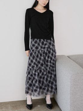 「Siel（シエル）のアイテム」を使った、NA♡さん（レディース・165cm）の秋コーディネート