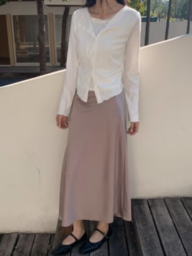 「Siel（シエル）のアイテム」を使った、NA♡さん（レディース・165cm）の秋コーディネート