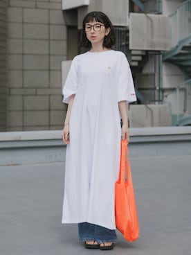 「KELTY（ケルティ）のアイテム」を使った、NA♡さん（レディース・165cm）の夏コーディネート