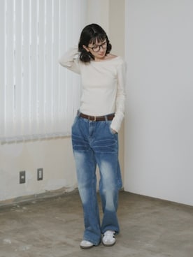 「MILLER（ミラー）のアイテム」を使った、NA♡さん（レディース・165cm）の春コーディネート