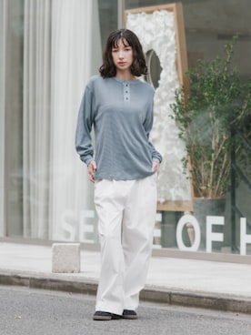 「MILLER（ミラー）のアイテム」を使った、NA♡さん（レディース・165cm）の夏コーディネート