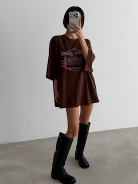 「ROOPTOKYO（ループトウキョウ）のアイテム」を使った、NA♡さん（レディース・165cm）の夏コーディネート