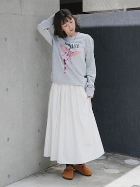 「ROCK-OFF（ロックオフ）のアイテム」を使った、NA♡さん（レディース・165cm）の秋コーディネート