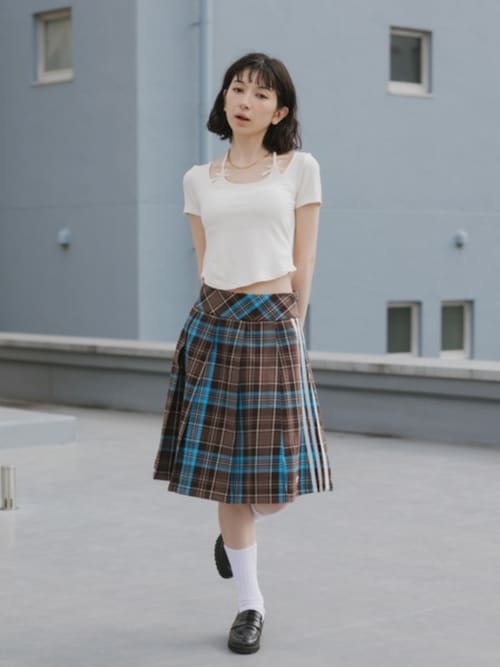 adidasのスカートを使ったコーディネート(ZOZOTOWN Yahoo!店