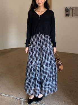 「Siel（シエル）のアイテム」を使った、NA♡さん（レディース・165cm）の秋コーディネート